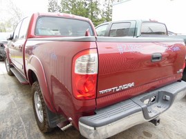 2006 TOYOTA TUNDRA LIMITED BURGUNDY DOUBLE CAB 4.7L AT 2WD Z18137